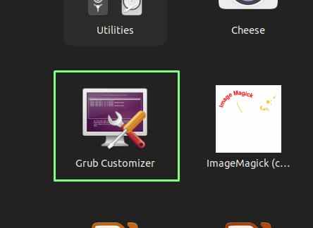 Personnalisateur de grub
