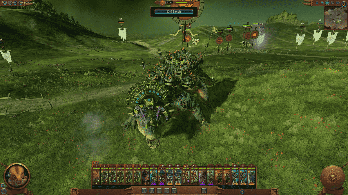 Un redoutable saurien dans Immortal Empires