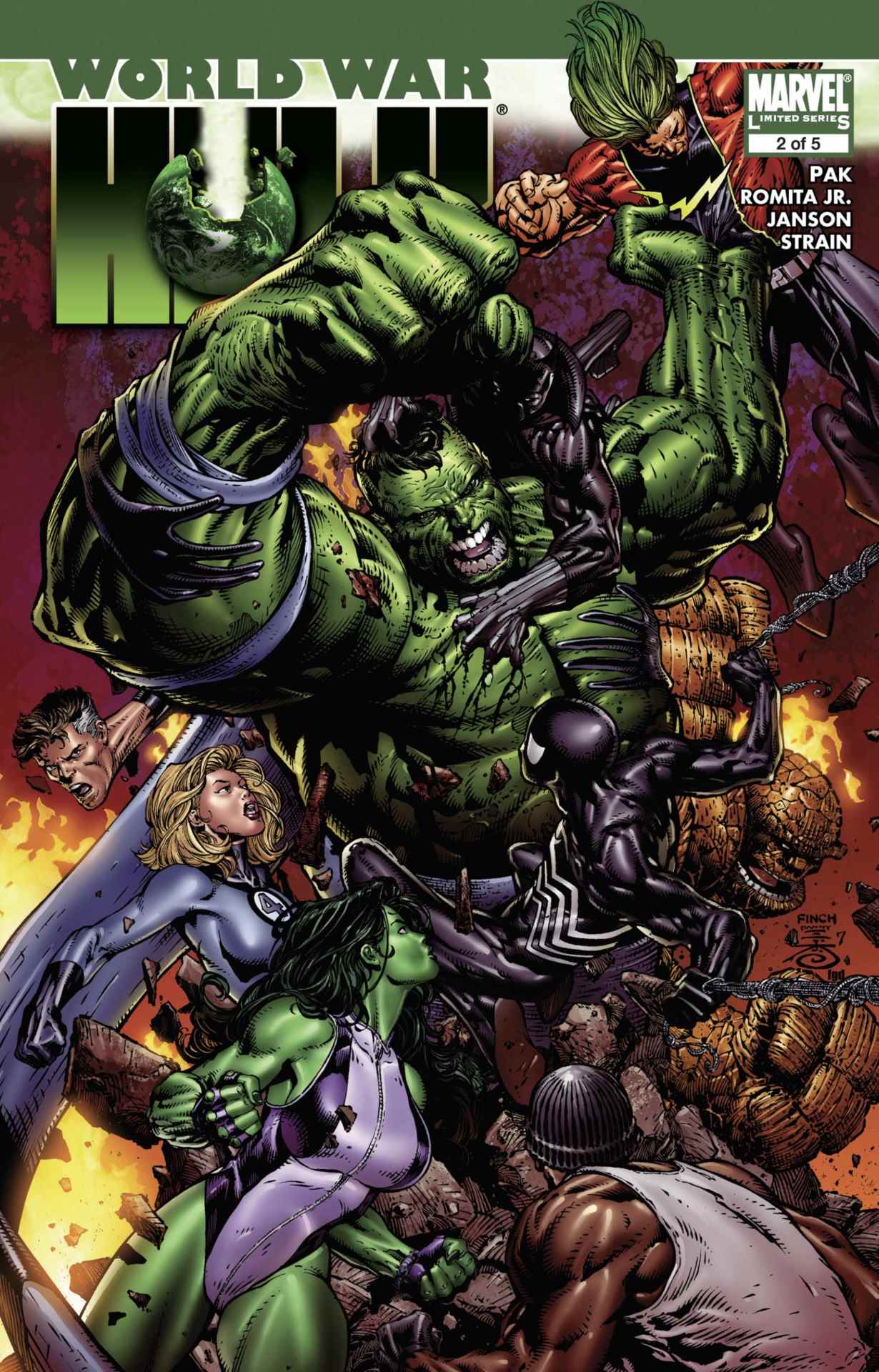 Couverture Hulk de la guerre mondiale