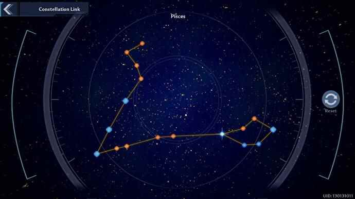 Solution de constellation Poissons dans Tower of Fantasy