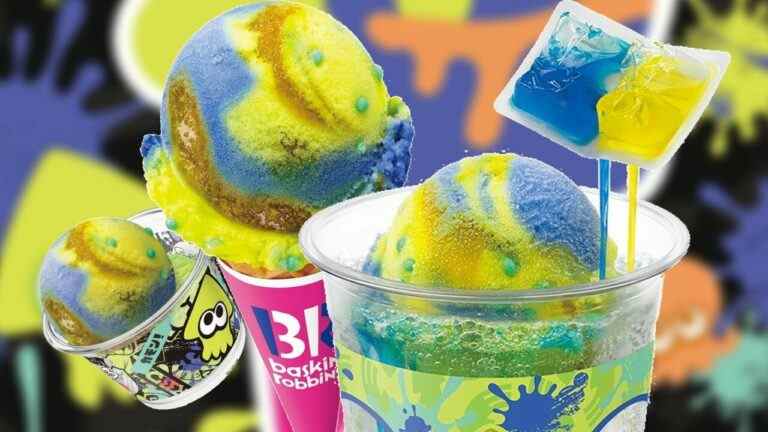 Aléatoire: Nintendo s'associe à Baskin Robbins pour fabriquer de la crème glacée Inkable Splatoon
