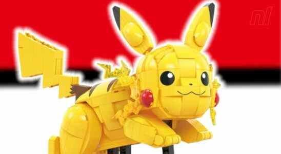 Mattel annonce un gros Pikachu à construire, et il a des jambes mobiles