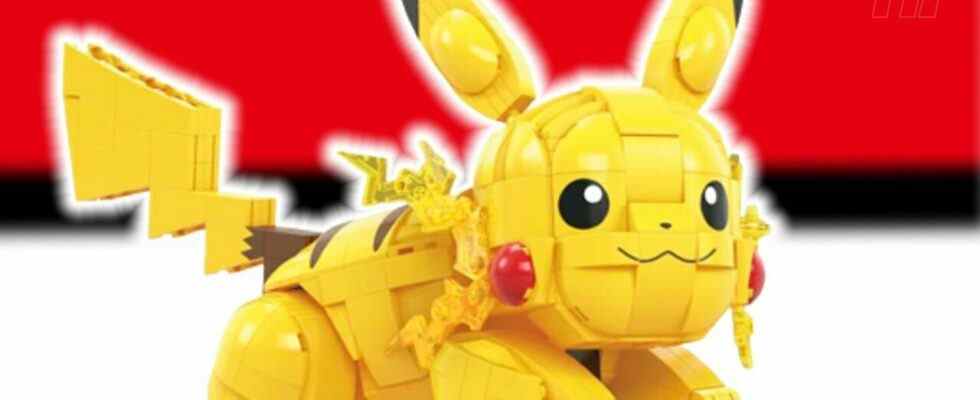 Mattel annonce un gros Pikachu à construire, et il a des jambes mobiles