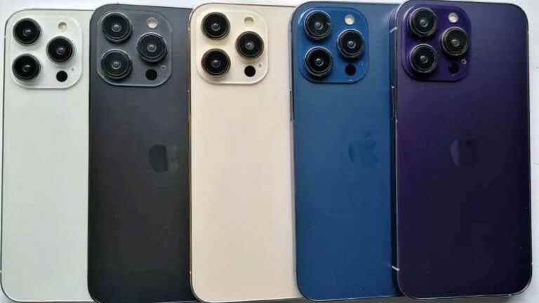 La fuite de l’iPhone 14 Pro vient de faire basculer de toutes nouvelles couleurs