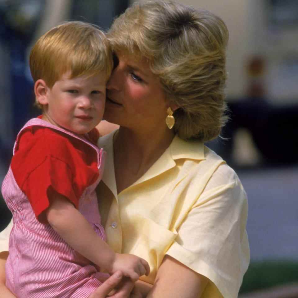 Prince Harry et la princesse Diana - Archives de la princesse Diana / Collection Hulton Royals