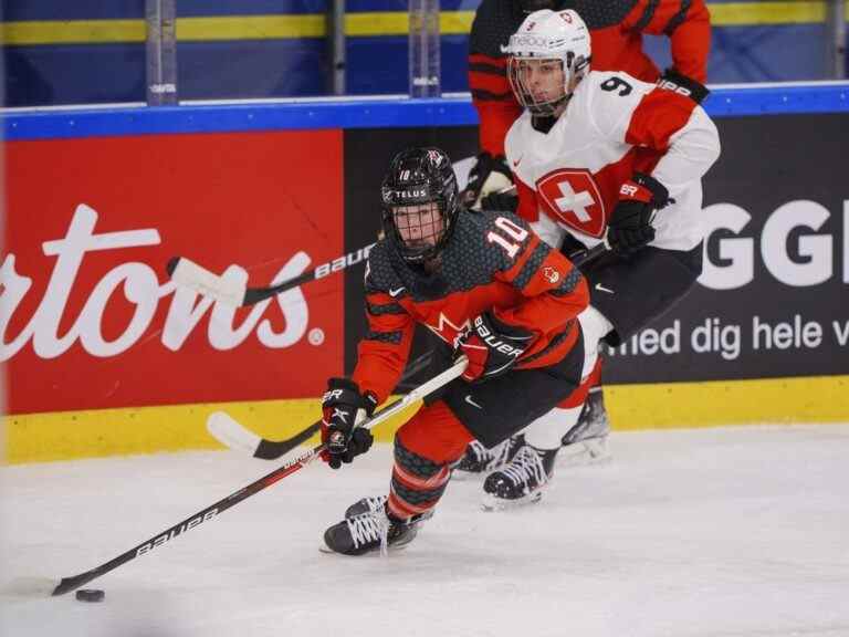 Le Canada bat la Suisse au Championnat du monde de hockey féminin