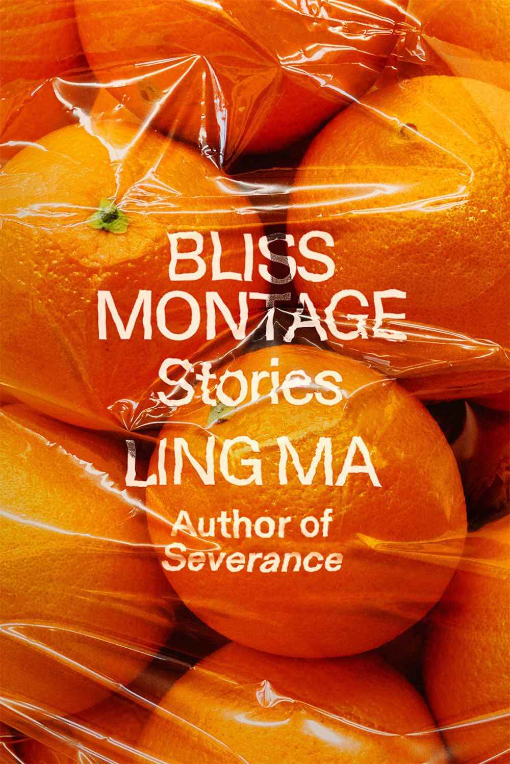 Image de couverture pour Bliss Montage de Ling Ma, avec des oranges dans un emballage plastique