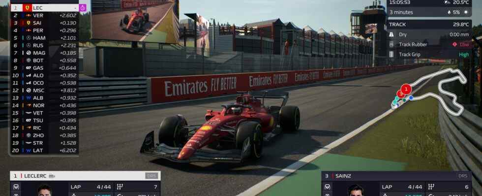 Revue de F1 Manager 22 : Le jeu parfait pour les obsédés de la Formule 1