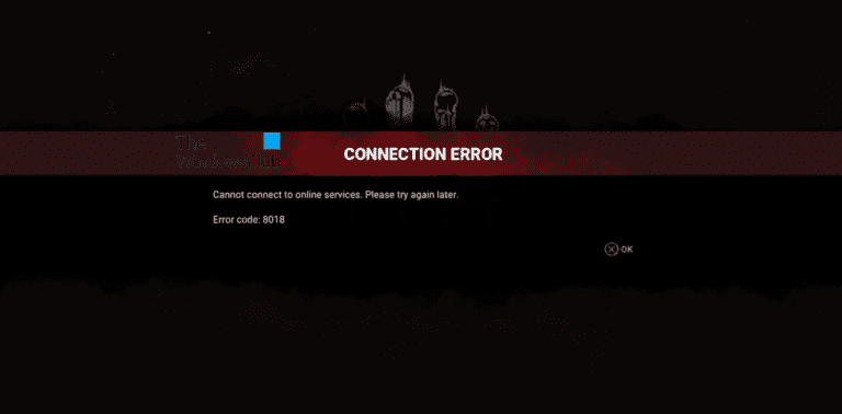 Dead by Daylight CODE D’ERREUR DE CONNEXION 8018 sur PC et Xbox