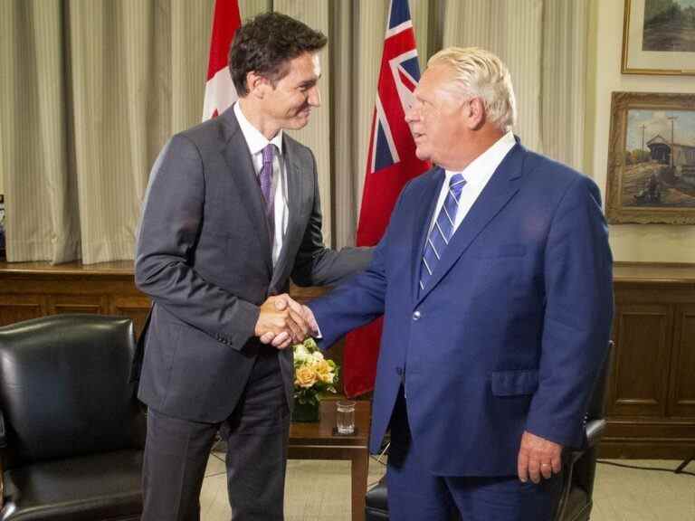 Ford dit que Trudeau convient que «le statu quo ne fonctionne pas» en pleine crise sanitaire