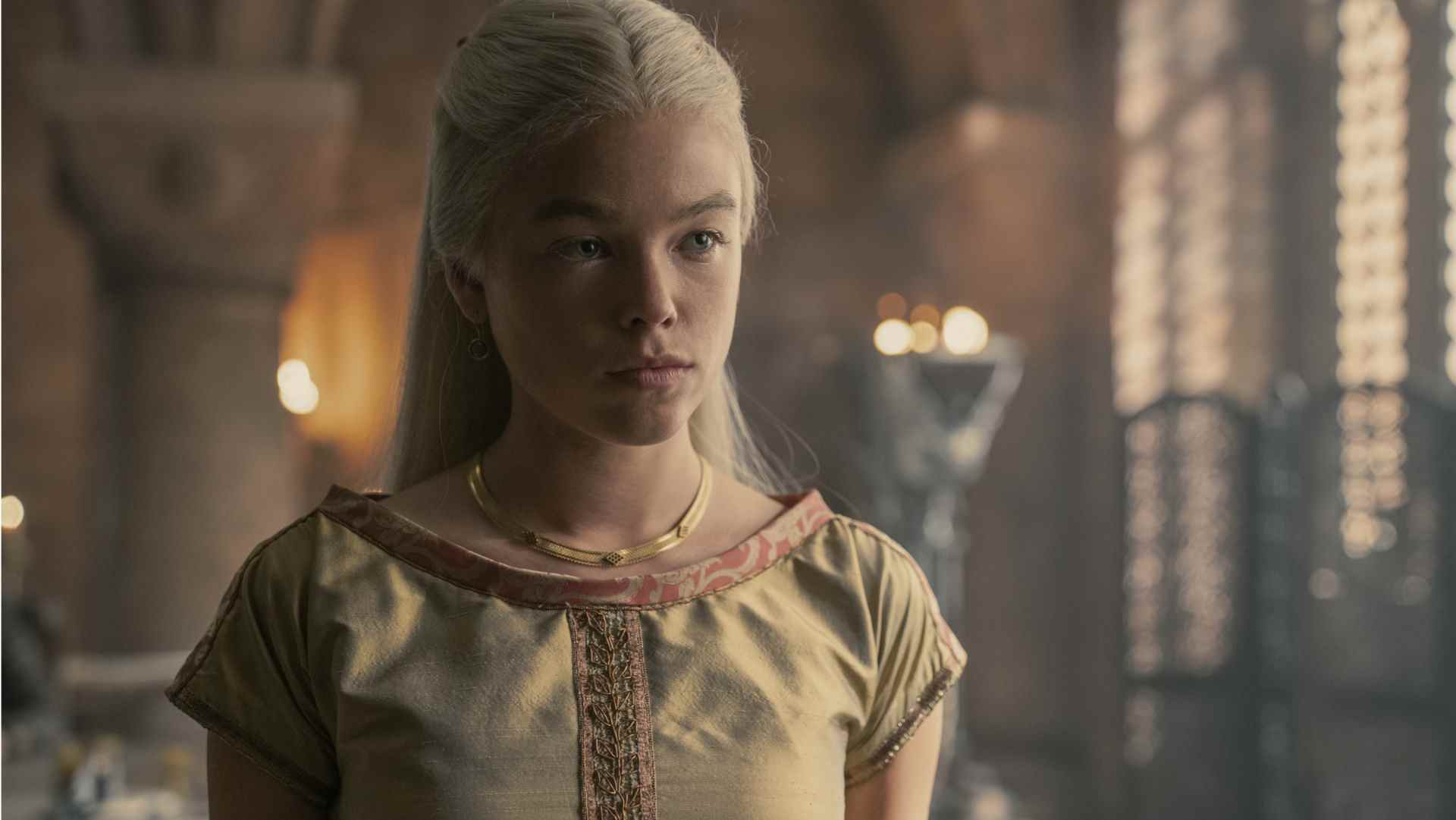 Milly Alcock dans le rôle de Rhaenyra dans La Maison du Dragon