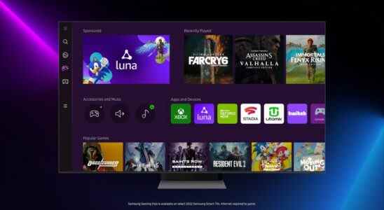 Amazon Luna arrive aujourd'hui sur Samsung Gaming Hub