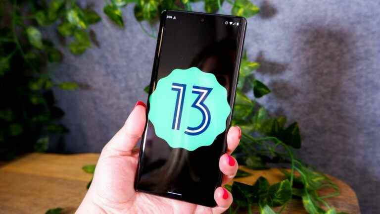 Android 13 vient de donner un pourboire pour la date de sortie de septembre