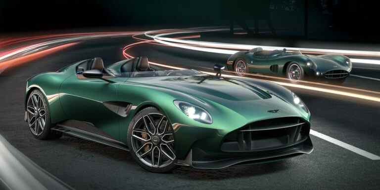 Aston Martin dévoile le V-12 DBR22 Speedster ultra-limité à ciel ouvert