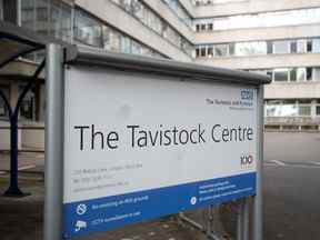 La clinique du Tavistock Centre NHS est vue à Londres le 28 juillet.