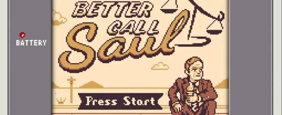 Better Call Saul imaginé comme un jeu Game Boy incroyable