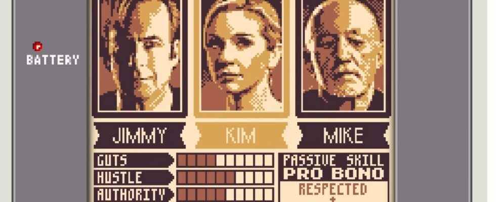 Better Call Saul réinventé en tant que jeu Game Boy est un spectacle incroyable à voir