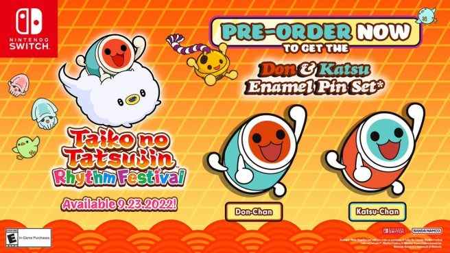 Taiko no Tatsujin: bonus de précommande Rhythm Festival