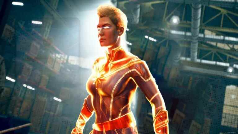 Captain Marvel se pavane dans une nouvelle vitrine Marvel’s Midnight Suns