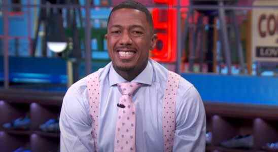 Nick Cannon having a laugh on The Nick Cannon Show before its cancellation.