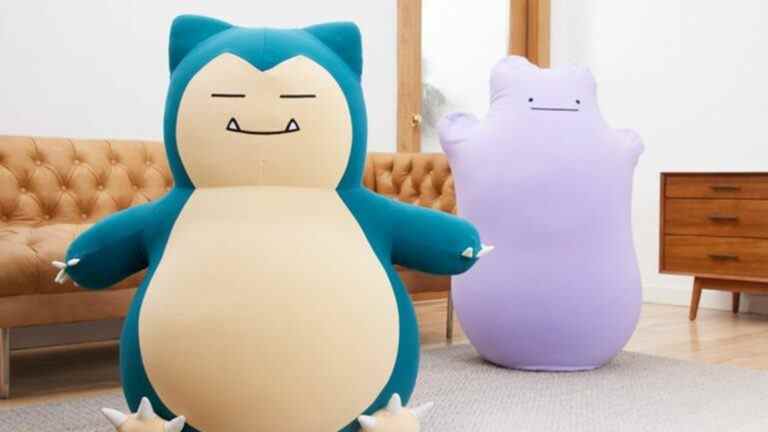 Ces sacs de haricots Pokemon surdimensionnés sont brillamment ridicules – et chers