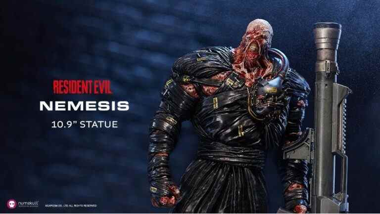 Cette statue Resident Evil 3 Nemesis en édition limitée est terriblement brillante