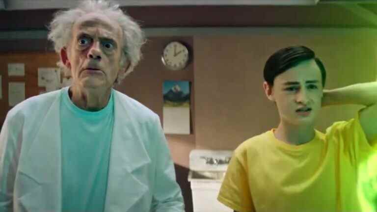 Christopher Lloyd joue un Rick en direct dans le nouveau teaser bizarre de Rick et Morty