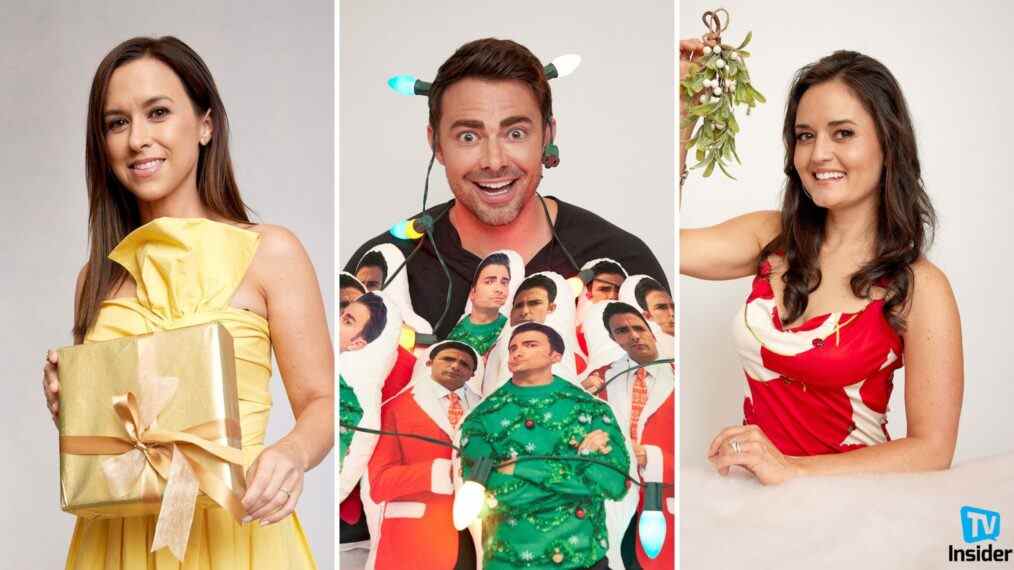 Lacey Chabert, Jonathan Bennett, Danica McKellar at Christmas Con 2022