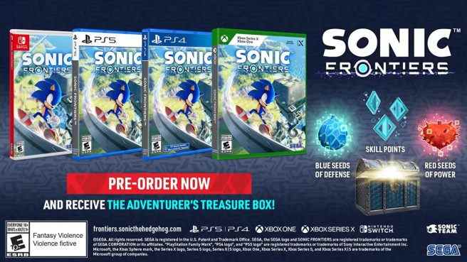 Date de sortie de Sonic Frontiers