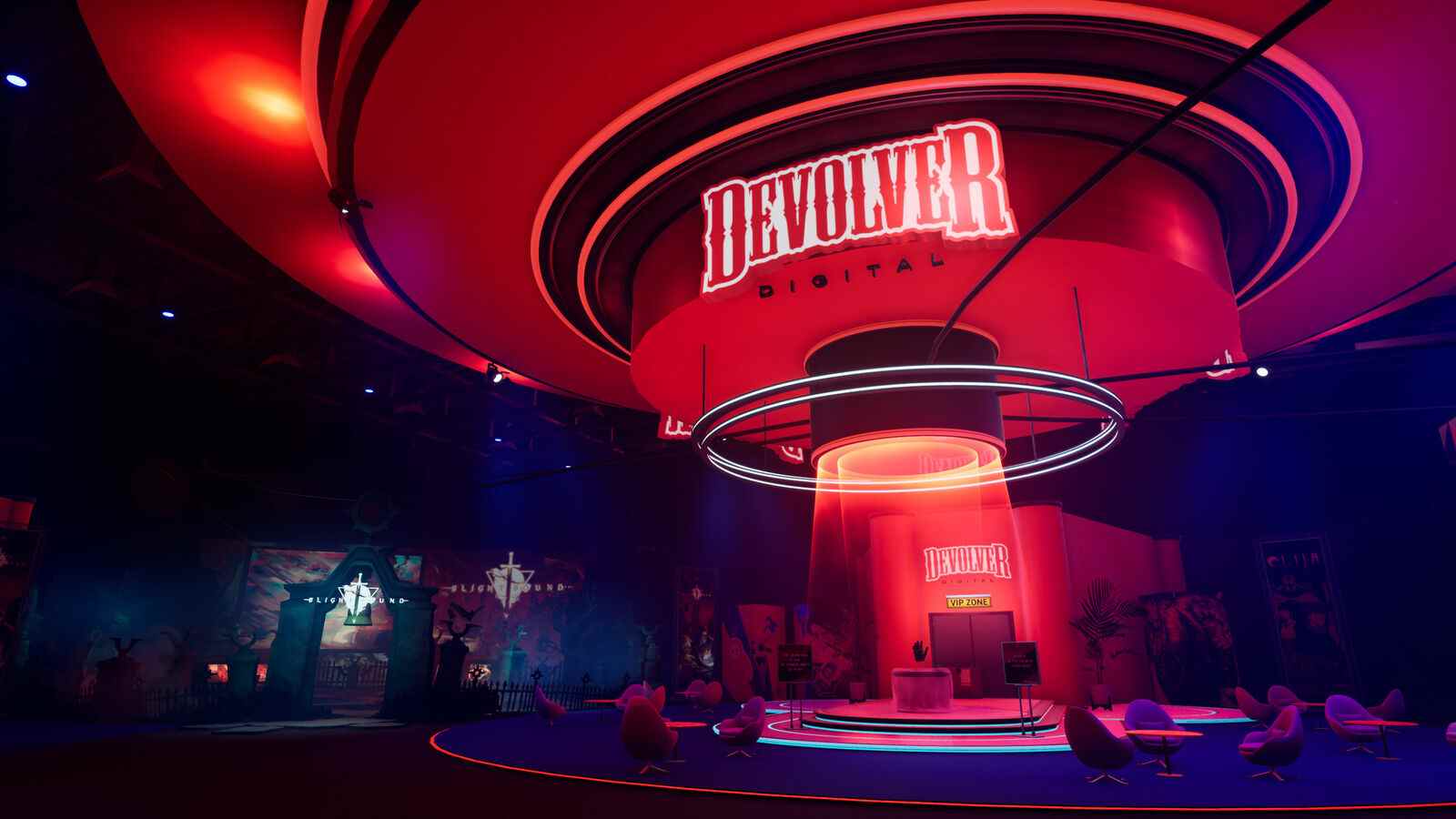 Devolver a sorti un jeu gratuit en visitant une émission de jeux annulée, Devolverland Expo

