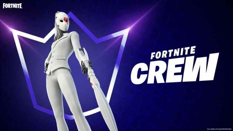 Fortnite Crew Goodies pour août comprend une peau sans amour
