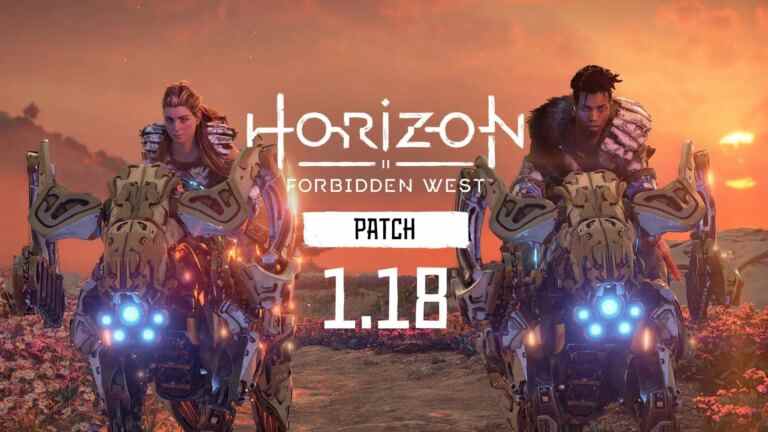 Horizon Forbidden West Update 1.18 disponible pour des correctifs ce 31 août