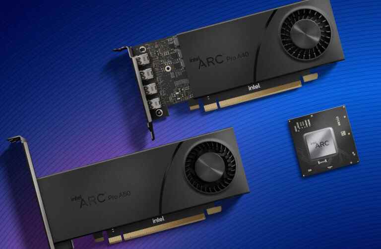 Intel présente les GPU Arc Pro pour les stations de travail