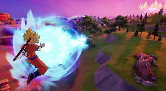 Kamehameha de Dragon Ball pourrait être l'ajout le plus digne de tous les temps à Fortnite