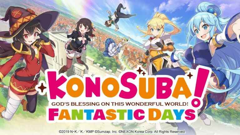 KonoSuba : des jours fantastiques !  Les préinscriptions du 1er anniversaire sont maintenant ouvertes