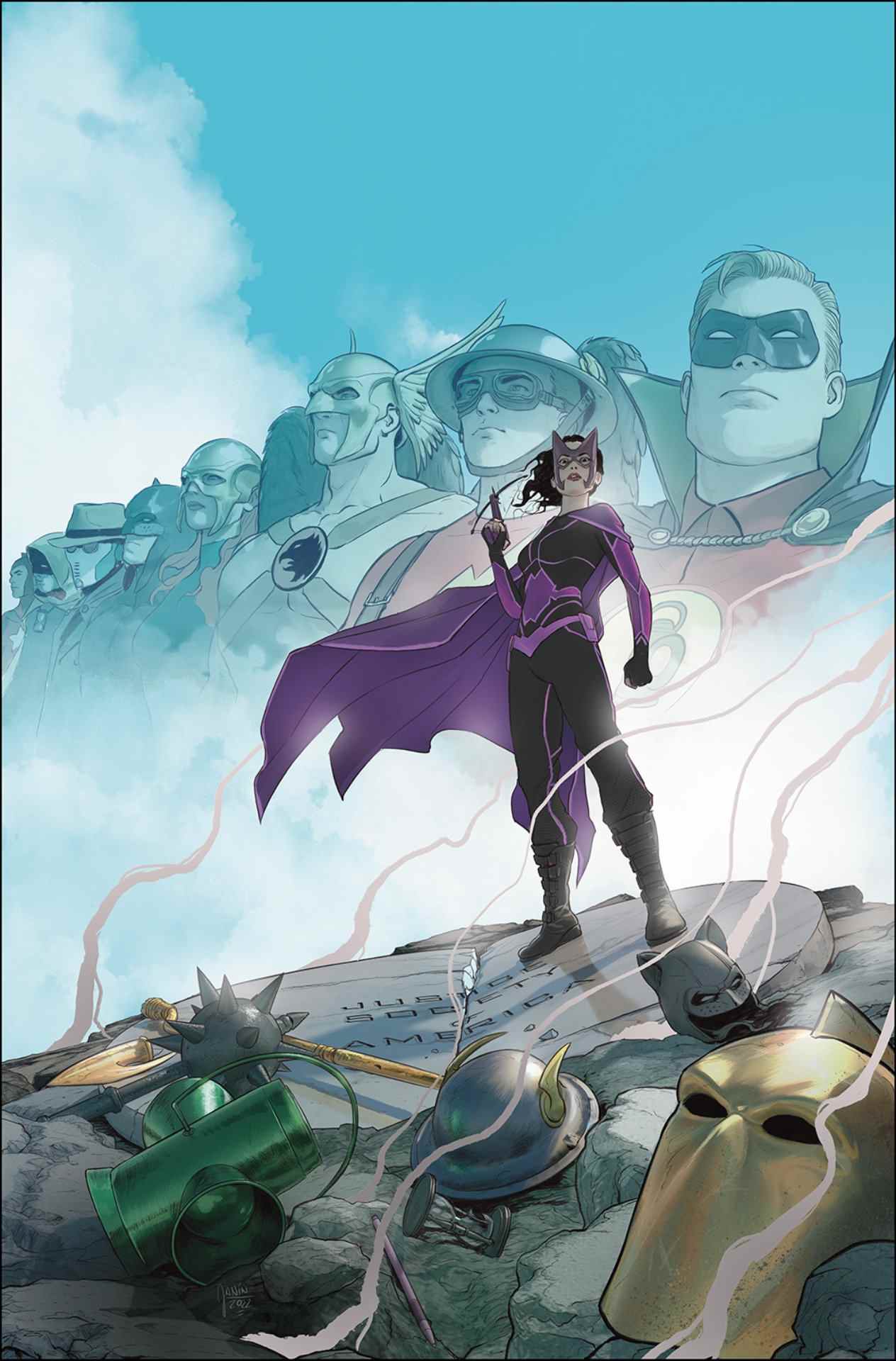 Couverture n ° 1 de la Justice Society of America par Mikel Janín