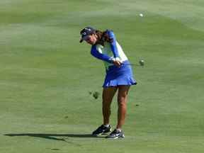 Paula Reto lors de sa dernière ronde à l'Omnium féminin CP au Ottawa Hunt & Golf Club dimanche.