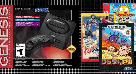 La liste complète des jeux Sega Genesis Mini 2 dévoilée pour l'Amérique du Nord et l'Europe