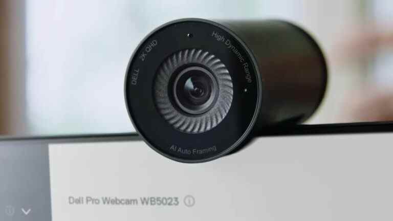 La nouvelle webcam milieu de gamme de Dell est dotée de fonctionnalités haut de gamme