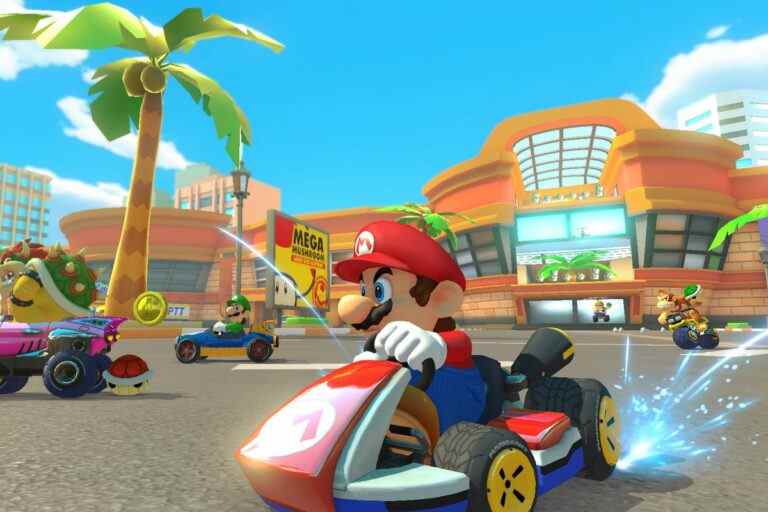 La piste Coconut Mall de Mario Kart 8 a reçu une mise à jour sauvage, et Internet en prend note
