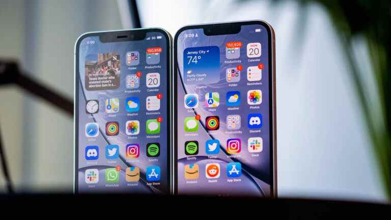 La version bêta d’iOS 16 ramène l’icône de pourcentage de batterie