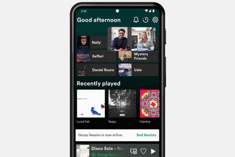 L’application Google Meet fusionnée vous permet d’héberger des sessions de groupe Spotify et YouTube