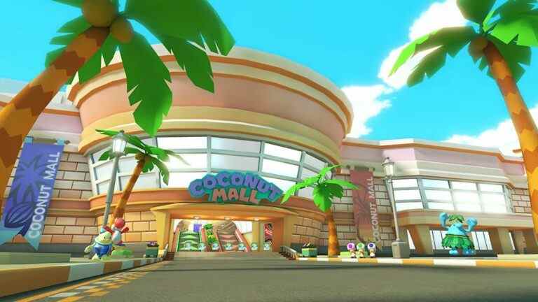 Le Coconut Mall de Mario Kart 8 Deluxe est réparé, et maintenant c’est mieux que l’original