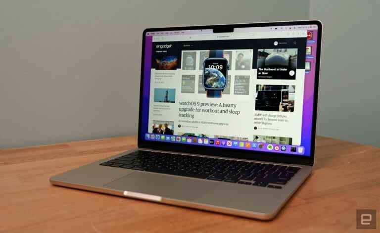 Le MacBook Air M2 d’Apple est à 150 $ de réduction et revient à son plus bas historique