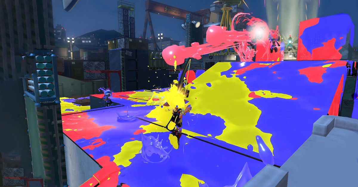 Le Splatfest de Splatoon revient avec une touche 4v2v2 dans Splatoon 3
