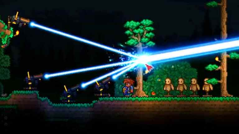 Le mod Terraria ajoute un canon laser contrôlable Death Star
