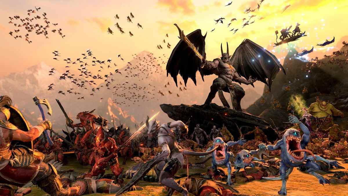 The Daemons of Chaos in Total War: Warhammer 3