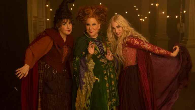 The Sanderson Sisters in Hocus Pocus 2