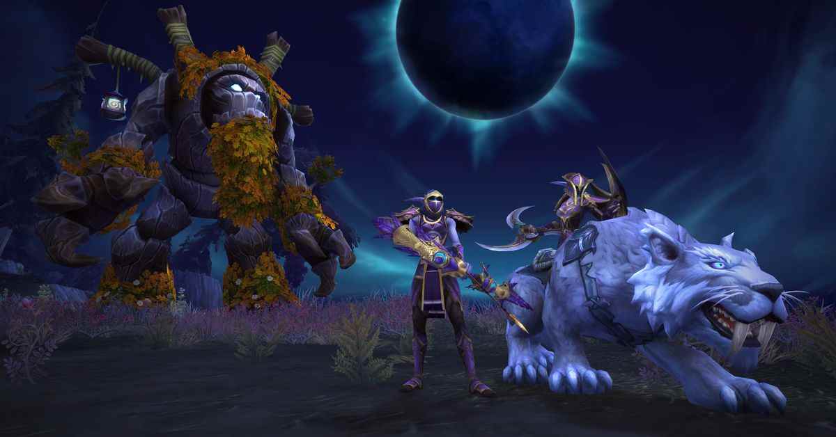 Les fans de World of Warcraft veulent juste que Blizzard soit gentil avec les elfes de la nuit, s'il vous plaît
