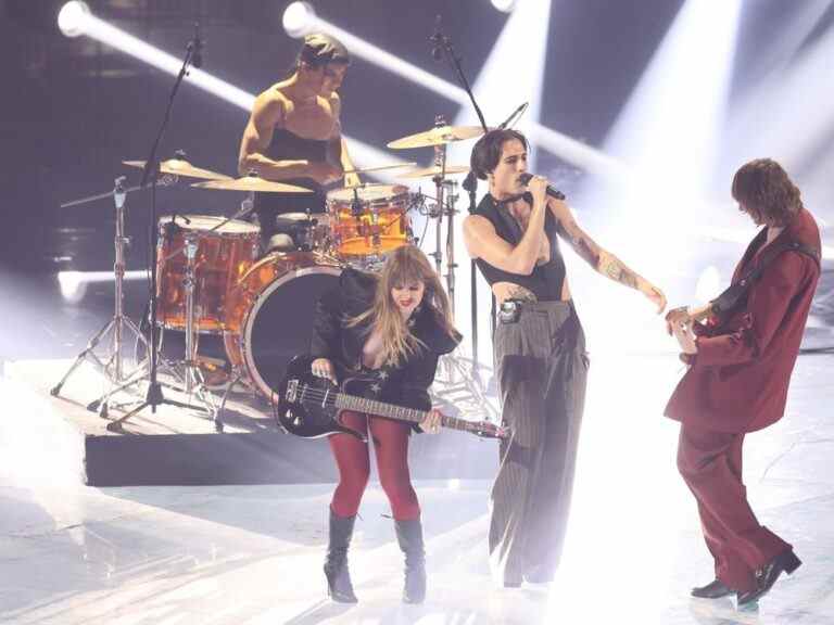 Les performances des VMA de Maneskin sont réduites après un dysfonctionnement de la garde-robe